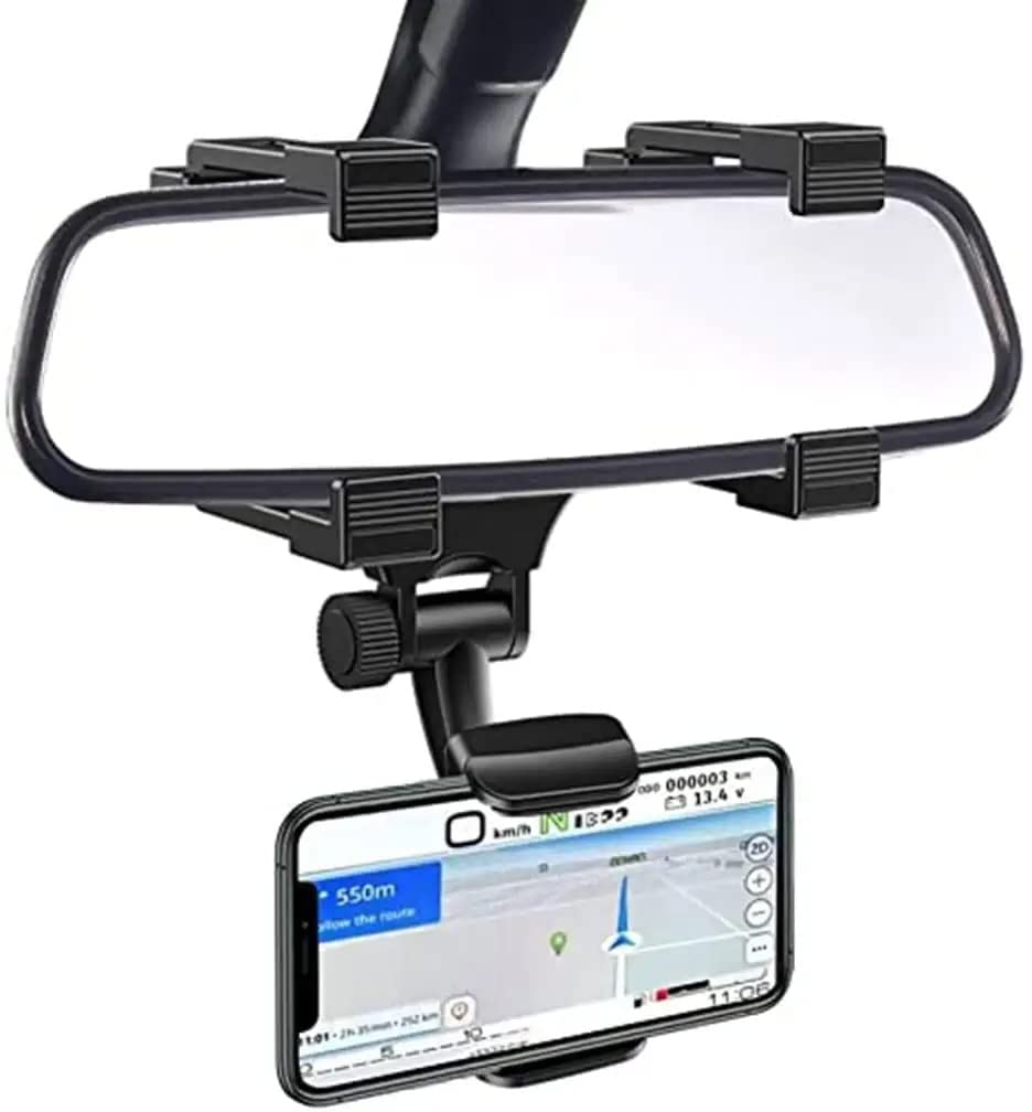 Rearview Mirror Mount Phone Holder